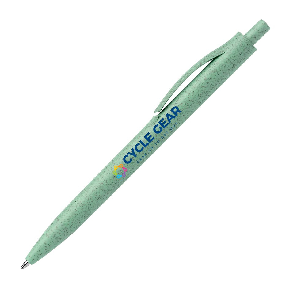 Stylo publicitaire paille de blé - Zen Vert 